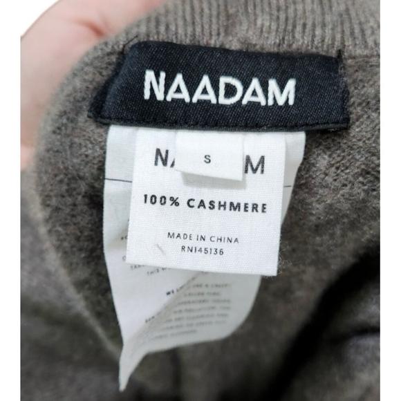 Naadam Women’s Off Duty Cashmere Joggers Grey Size S Loungewear Casual Pants - Picture 6 of 9